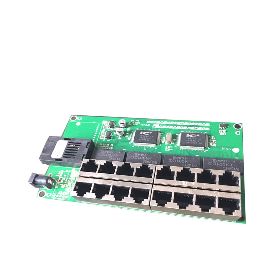 16 TX_Based Port 10_100M _ 1 Fber Port Ethernet Switch PCBA